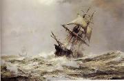 unknow artist Seascape, boats, ships and warships. 87 Germany oil painting reproduction